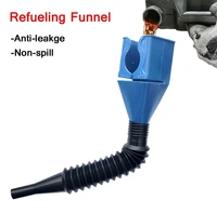 foldable telescopic refueling funnel for car truck motorcycle oil gasoline filling strainer telescopic catheter funnels tool