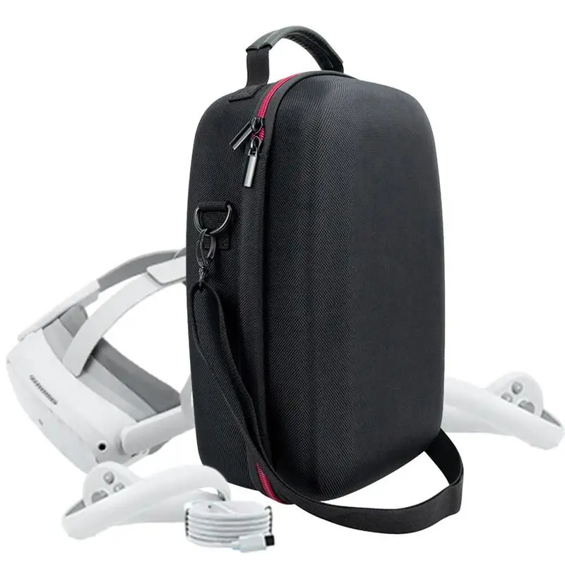 

EVA Oxford Cloth Strap Storage Bag For PICOVR 4 VR Accessories Travel Carrying Case EVA Portable Box Shoulder Diagonal Bag