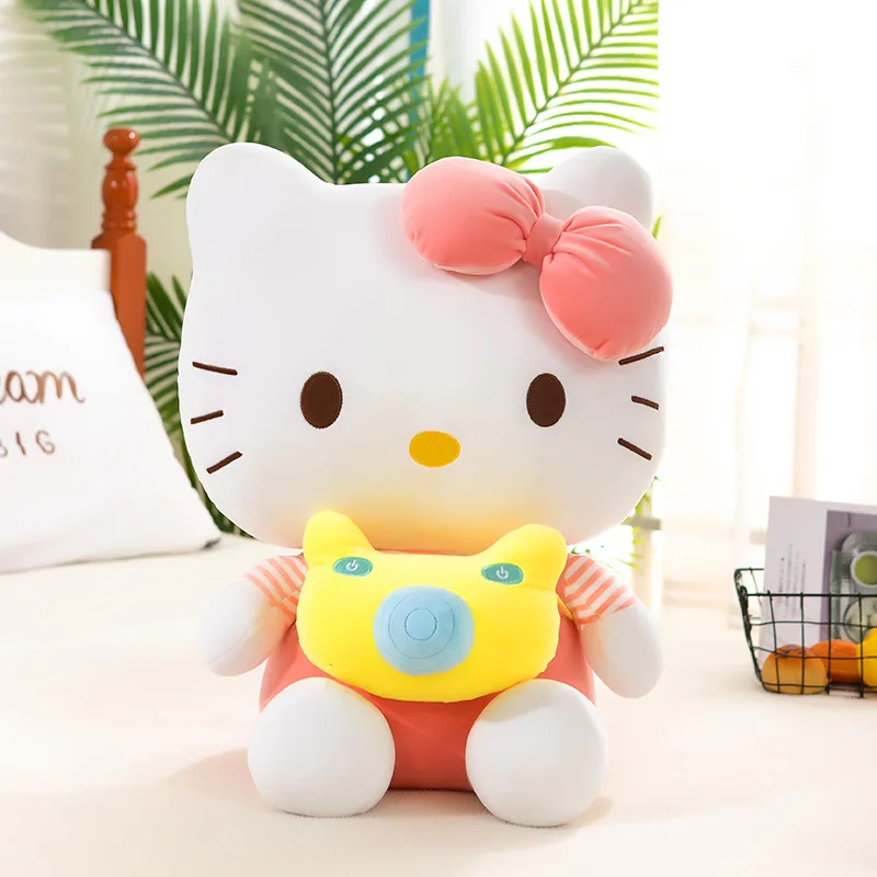 

21CM Hello Kitty Sanrio Plush Toys Cute Kitty Cat Dolls Soft Stuffed Doll Hello Kitty Plush Toys Kawaii Day Gift for Girls