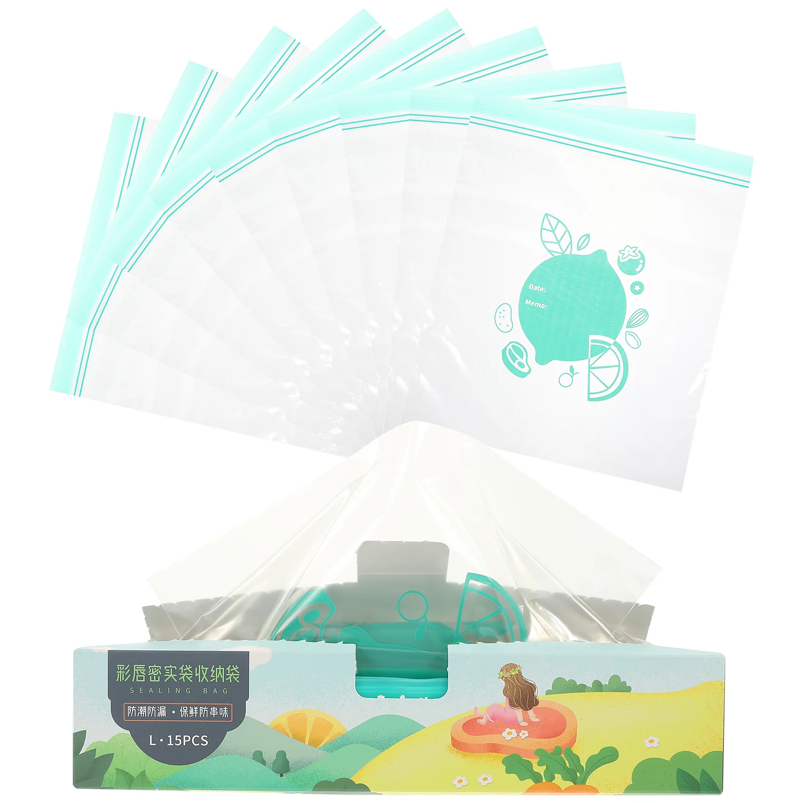 

15 шт., пакеты для хранения овощей