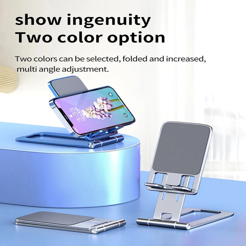 Универсальная подставка для телефона и планшета алюминиевый складной ажурный