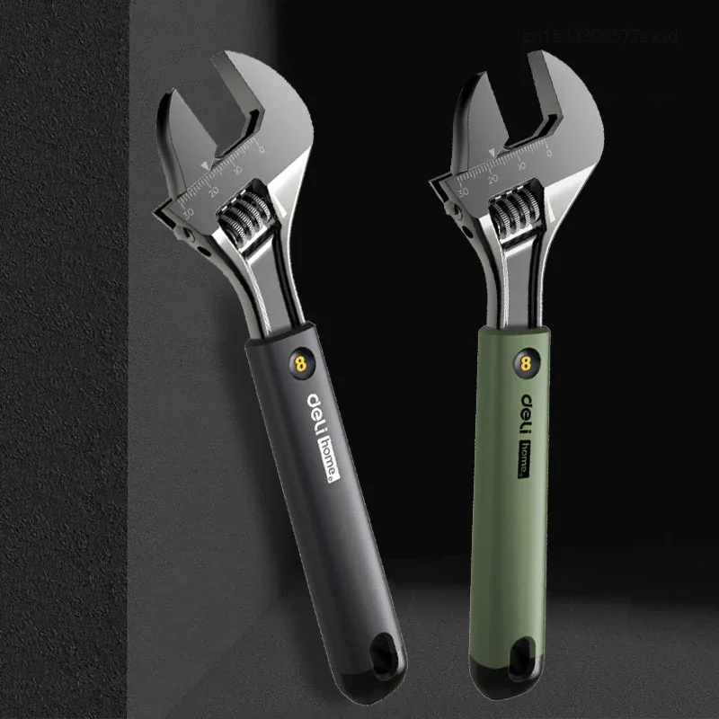 Xiaomi Deli 8-дюймовый гаечный ключ из высокоуглеродистой стали экономичный