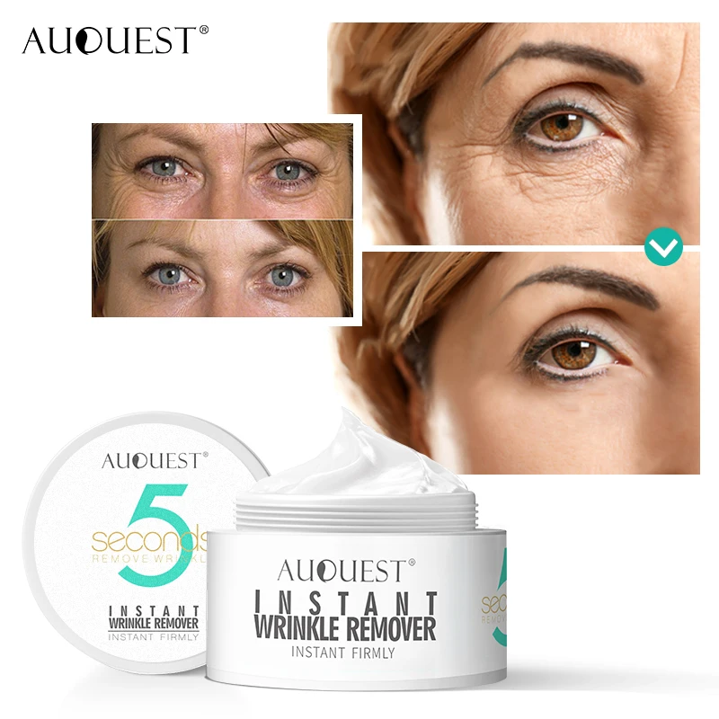 

AuQuest 5 Seconds Wrinkle Remover Face Cream Instant Firmly Anti Aging Moisturizing Remove Fineline Beauty Skin Care 20G