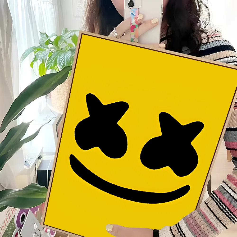 DJ M-Marshmello кино липкие постеры красивая наклейка на стену для гостиной бара