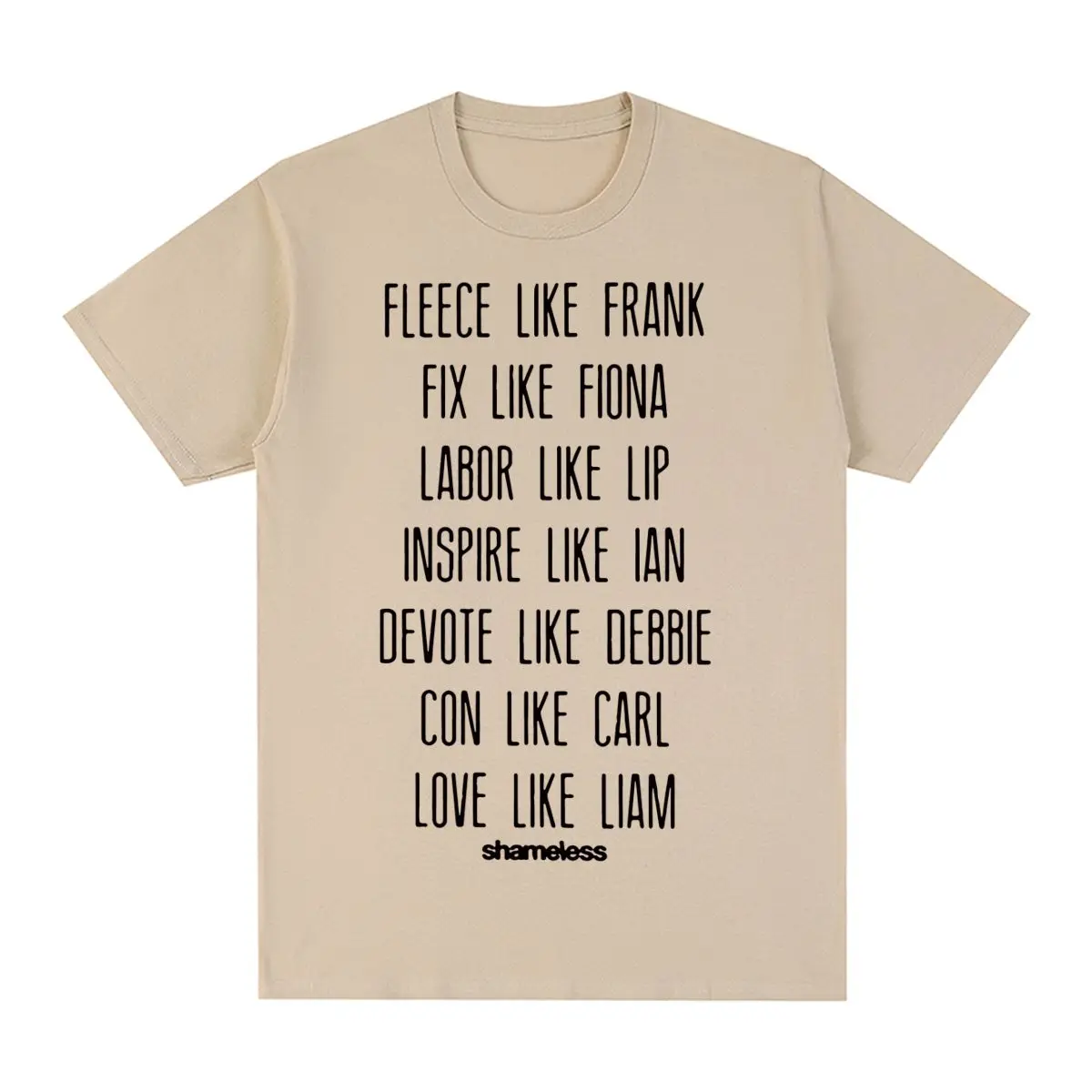 

Винтажная футболка для всей семьи без стыдов, с губами, фионами, Карлом, Фрэнком Галлахера, Хлопковая мужская футболка в стиле хип-хоп, рэп, н...