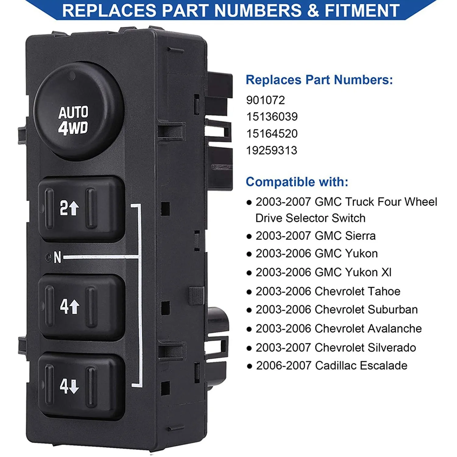 Переключатель для привода колеса 4WD 4x4 переключатель трансферной модели Chevrolet