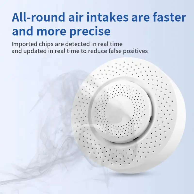 

Zigbee Co2 Voc Air Quality Detector Temperature Humidity Sensor Smart Life Tuya Smart Multifunction Flammable Gas Smoke Alarm