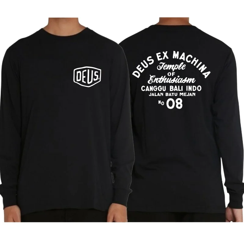 Весенне-осенняя сезонная футболка с длинными рукавами DEUS EX MACHINA мужская