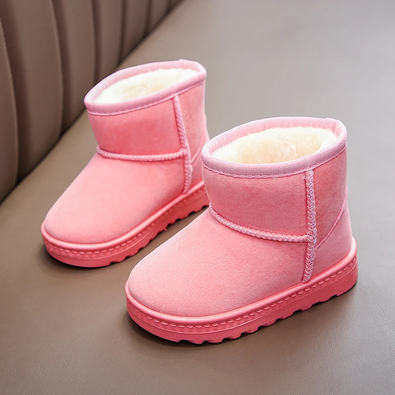 

Winter Snow Boots Children's Anti-skid Casual Women's Shoes Winter Boots Women's Warm Plush Mid Length Boots