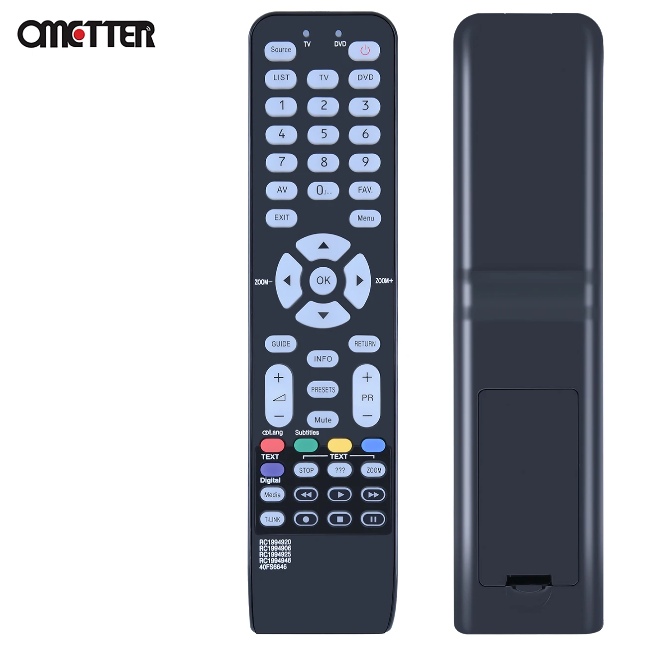 RC1994920 RC1994906 for THOMSON TCL TV Remote Control RC1994925.RC1994946.40FS3246.55FS6646 22B33H 26C35H 19HR3022 40FS6646 images - 6
