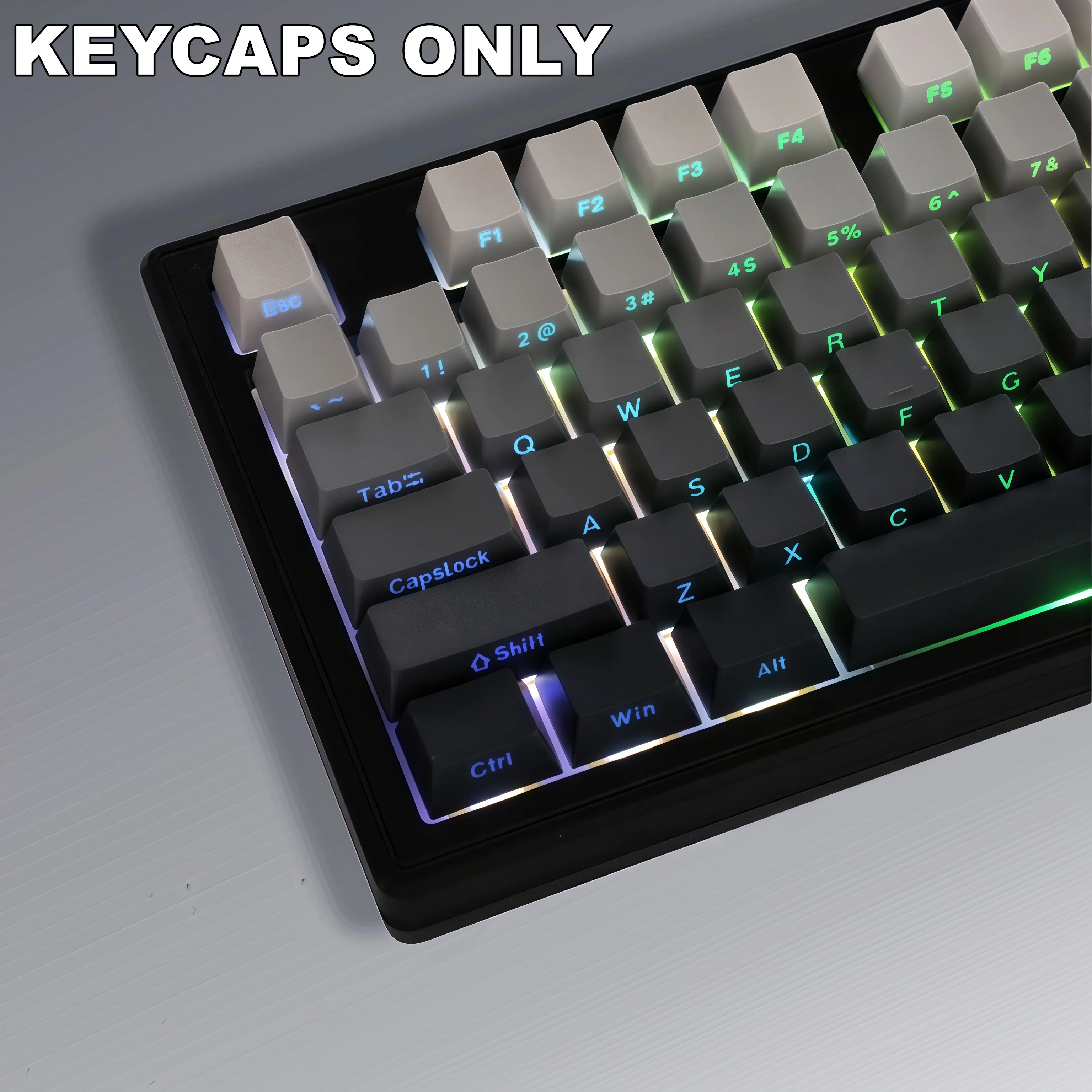 Набор клавиш NoEnName_Null 10 градиентных цветов для механической клавиатуры