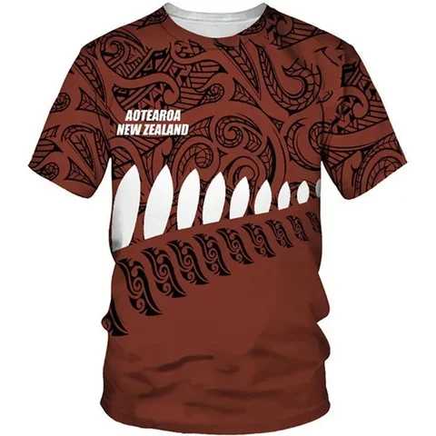 Футболка Anzac Australia и New Zealand Maori Manaia Poppy Fern Lest We Forget из полиэстера