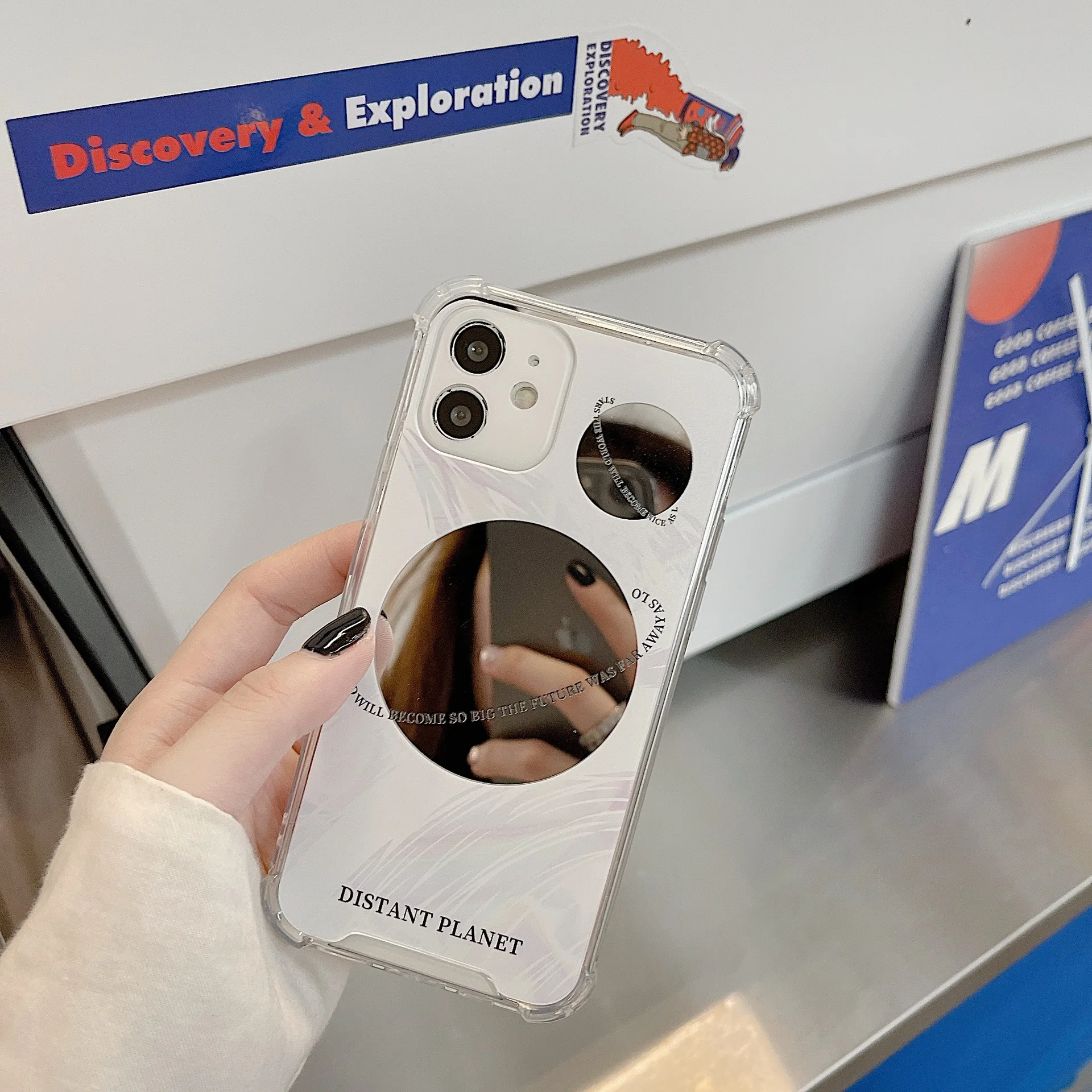 

Simple Planet Electroplated Mirror Phone Case for IPhone 14 13 12 11 Pro XS Max 8 7 Plus XR Shockproof Full Coverage Phone Cover