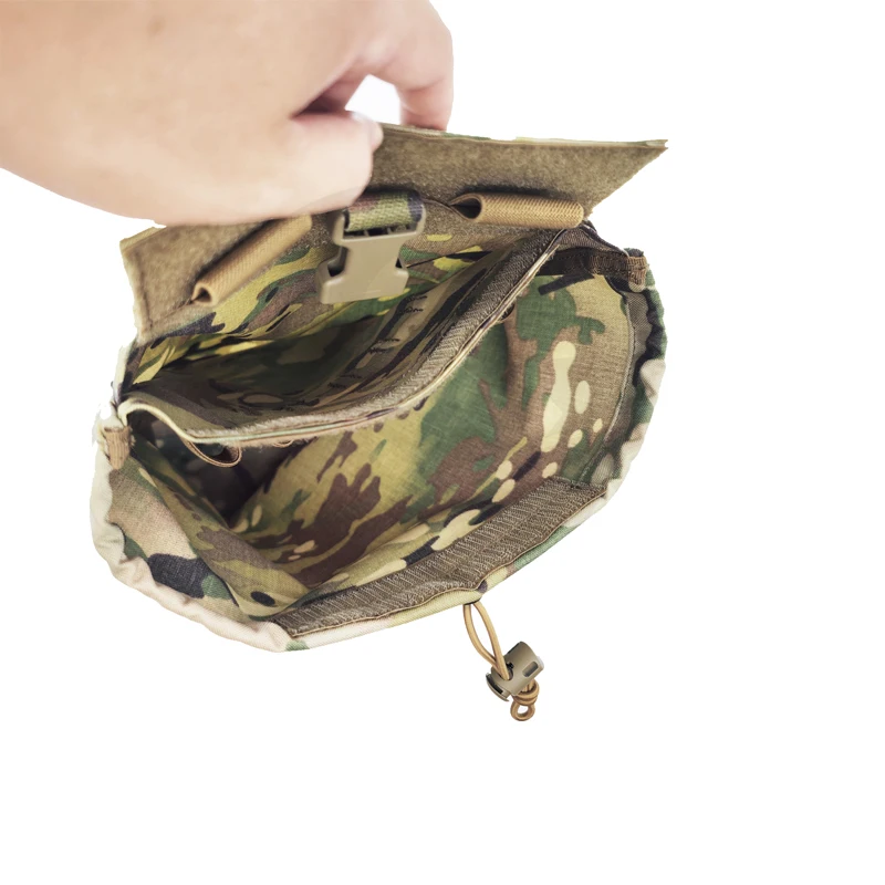 Фото Тактическая поясная сумка Molle для страйкбола, EDC, низкопрофильная, складная, расширенная, Multicam, для сброса снаряжения №4