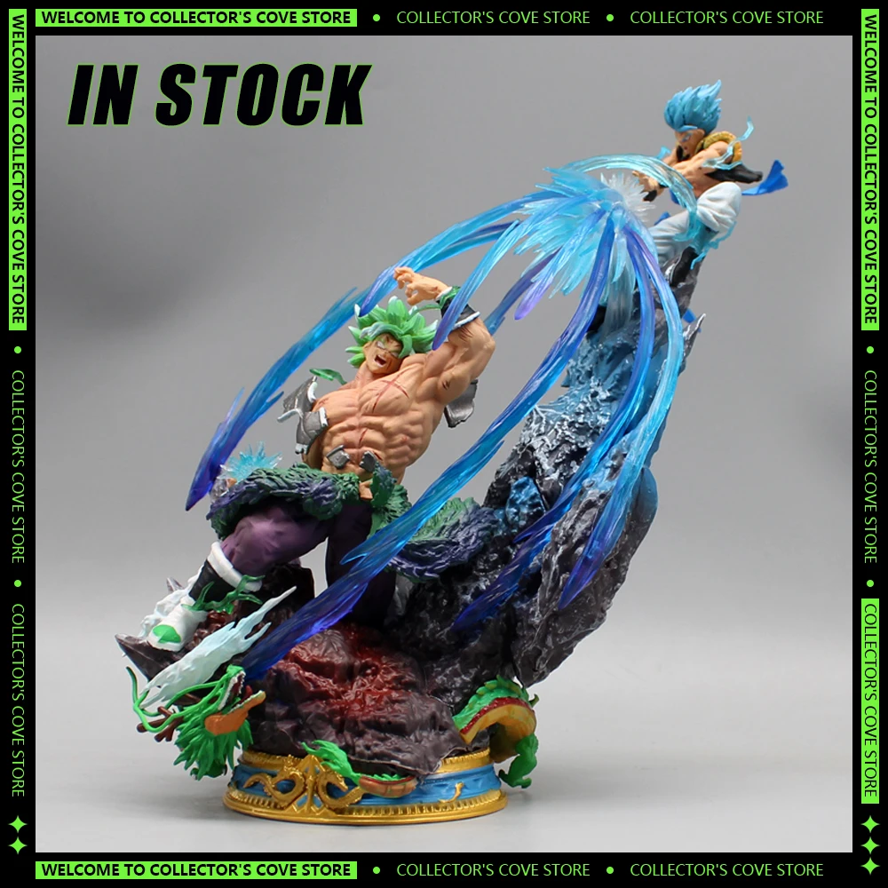 20 см фигурка Dragon Ball Broly Vs Gogeta аниме-фигурки Gk статуя из ПВХ модель коллекция