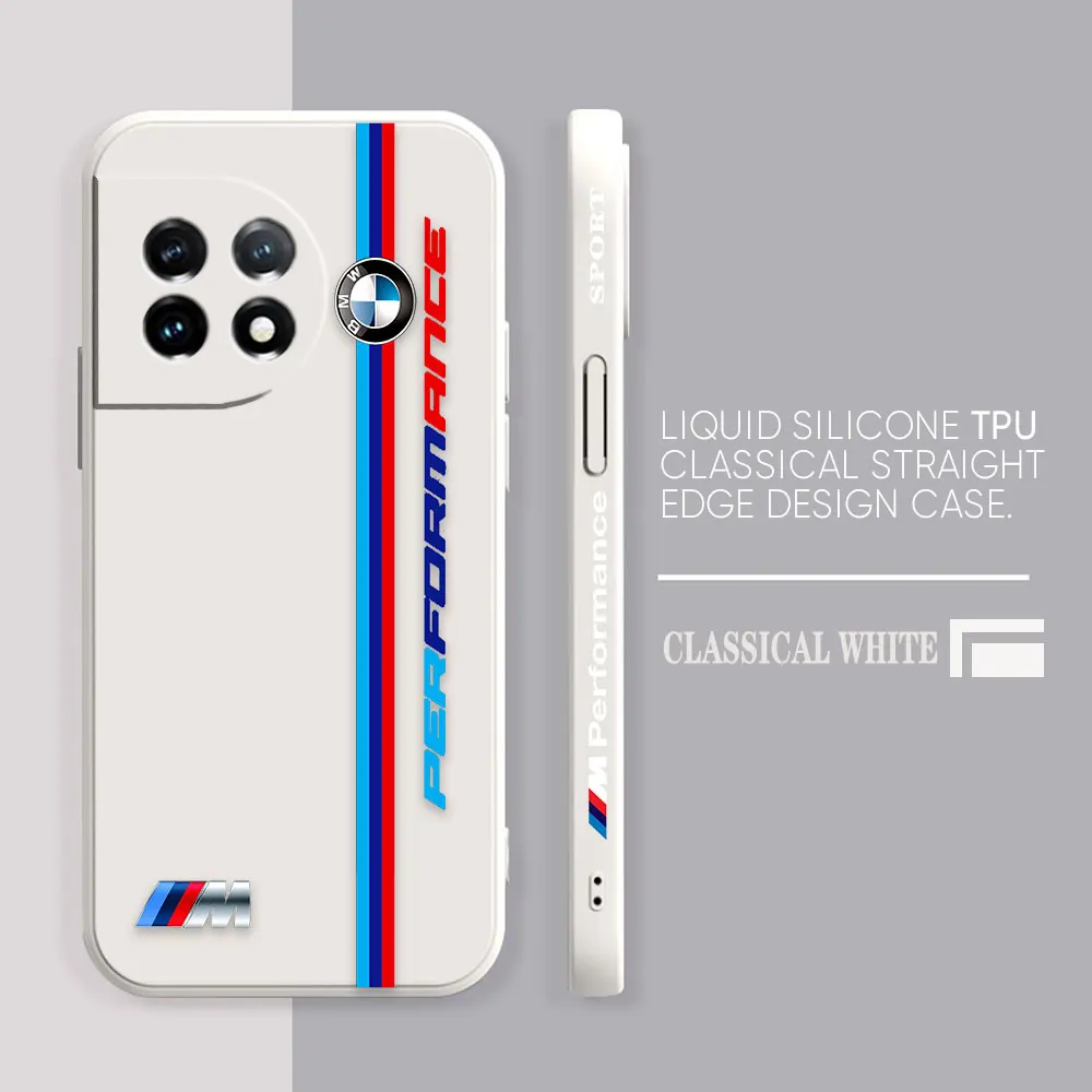 Phone Case For Oneplus 11 10 9 9R 9RT 8 8T 7 7T 5 5T 6 ACE 2V NORD Pro Case Funda Cqoue Shell Capa Luxury Sports Car B-BMW LOGO