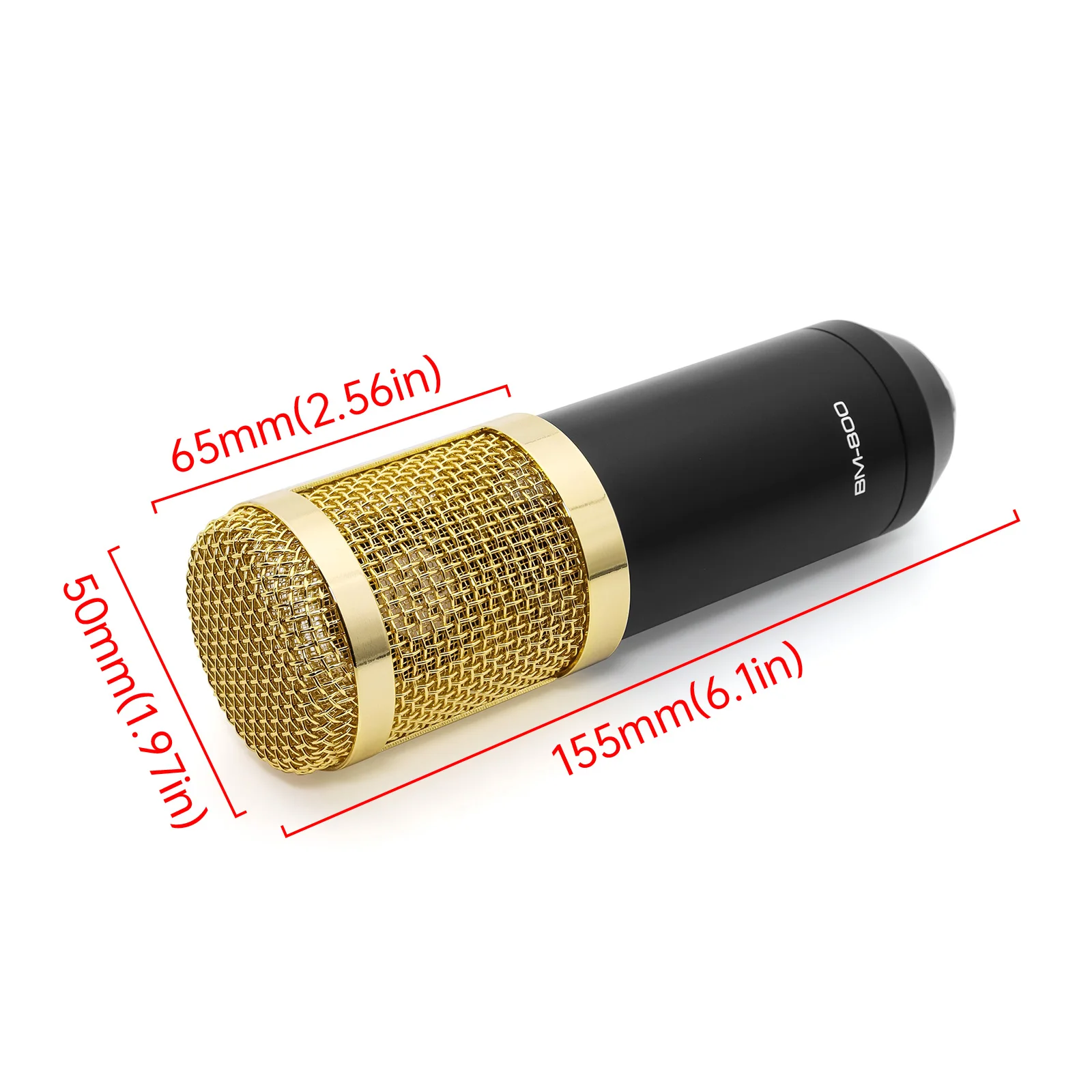 BM 800 Professional Microphone BM800 Mic Studio Condenser Microphone for Karaoke Podcast Recording Live Streaming Microphone images - 6