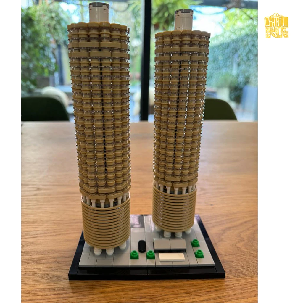 Конструктор MOC TT023 в масштабе 1:800 с рисунком формате Чикаго