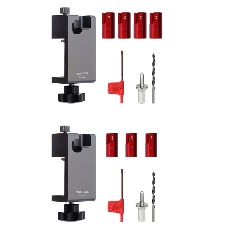 

co530 Многофункциональное самоцентрирующееся приспособление для дюбелей для прямых отверстий в деревообработке