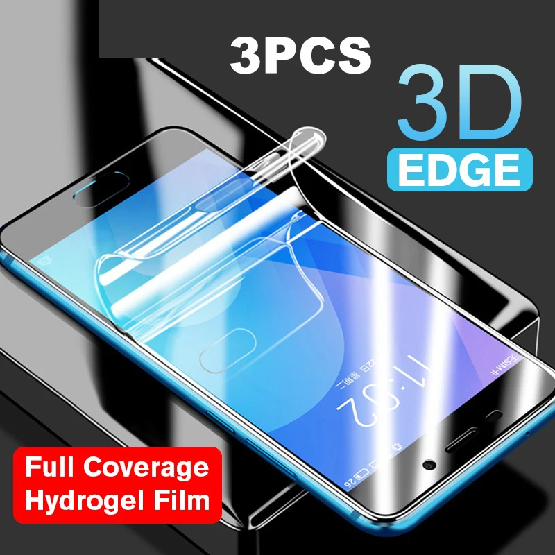 

3PCS Hydrogel Film Screen Protector For Meizu M6 M6S M6T M6 Note S6 Meilan MS6 M6Note 6T T6 Screen Protector Protective Film