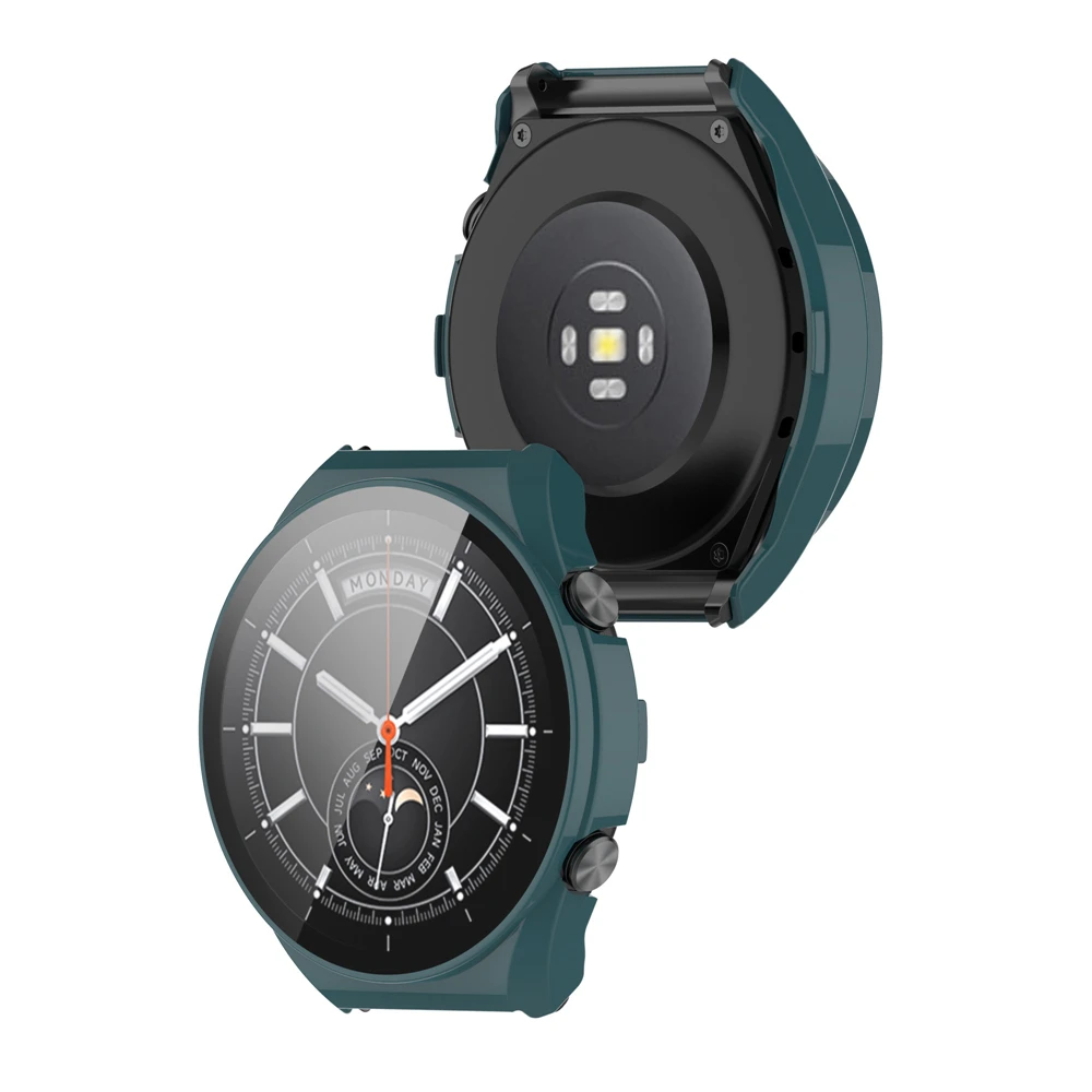 Рамка для Xiaomi Watch S1, высококачественный чехол и протектор экрана из закаленного стекла, тонкие защитные аксессуары из поликарбоната (art.: 3920bb56a718c) - 3920bb56a718c