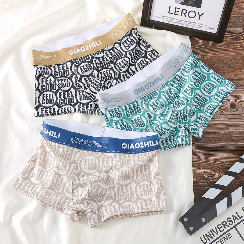 Men's Panties Boxers Men Set Cotton Soft Men's Shorts Breathable Underwear Men Men Underpants Underwear Boxer Male Sexy Style