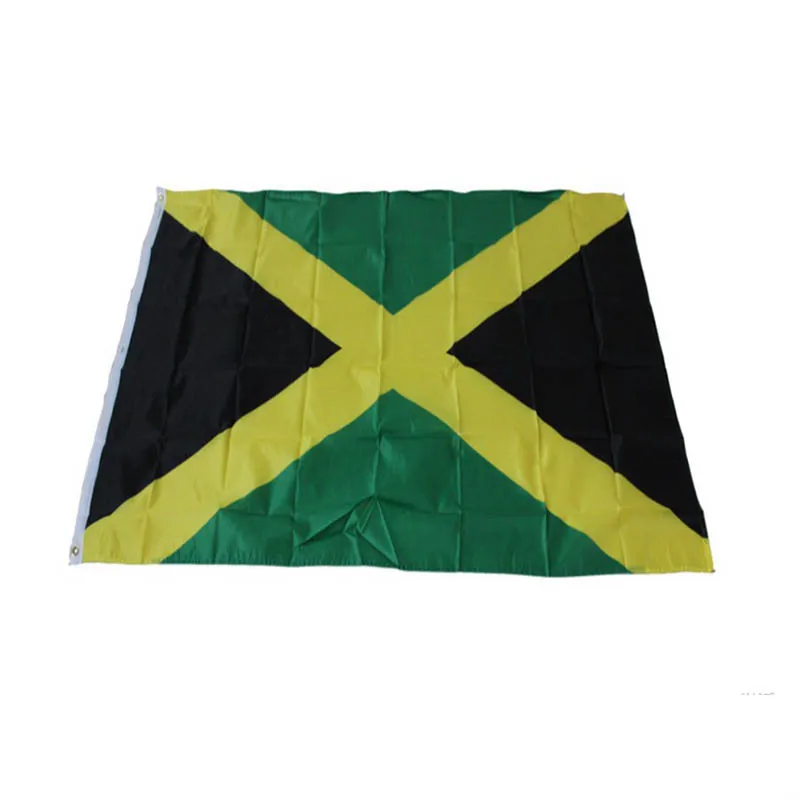 

90*150 Jamaica National Flag 3*5 Foot Flying Banner Outdoor
