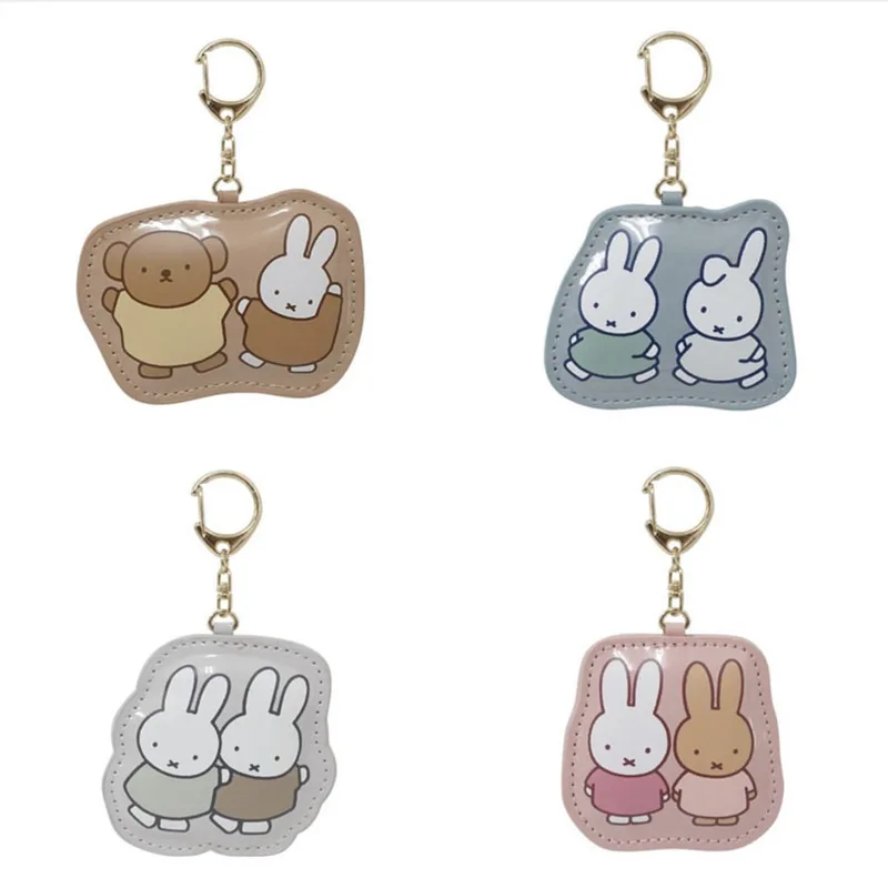 

Милый мультяшный брелок Miffy Boris, кавайная игрушка, рюкзак с подвеской, школьный рюкзак, украшение, высокое качество, периферийный ребенок, ро...
