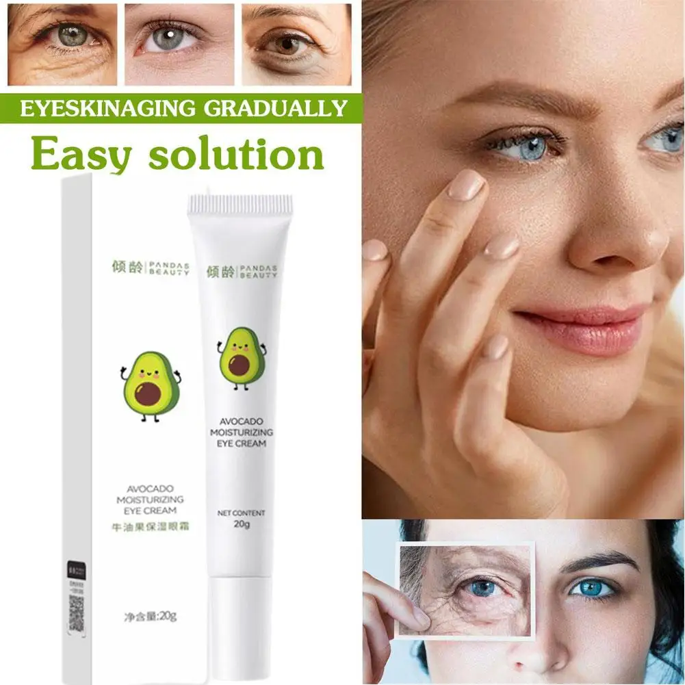 

High Quality Avocado Anti-Wrinkle Eye Cream Anti Aging Eye Remove Bags Soothing Circles And Skin Dark Care Moisturizing 20g L6U8