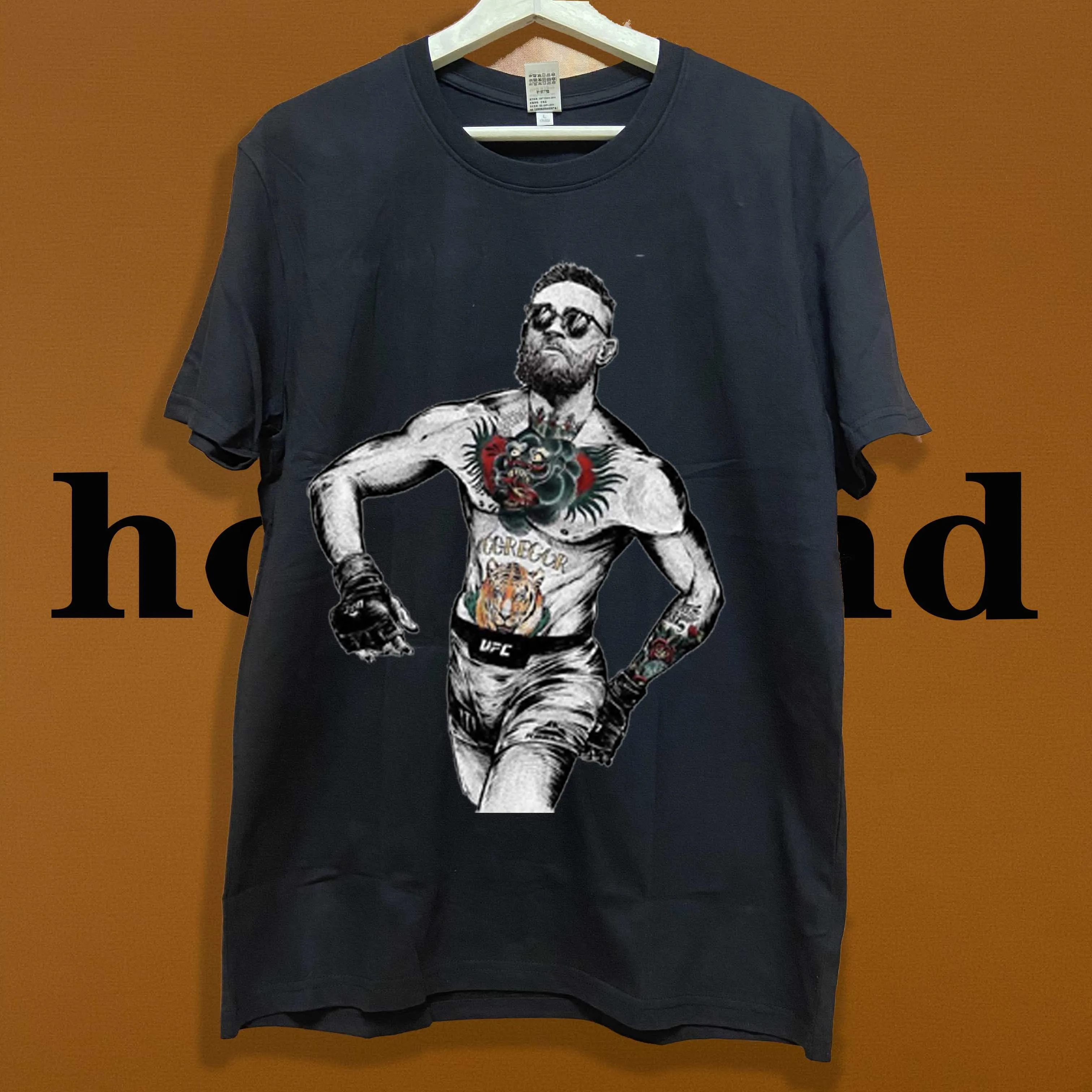 

Holifend Fashion Brand 100% Pure Cotton T Shirt Connor For MMA Short Sleeve Clothes For Men Women Top Tees Male
