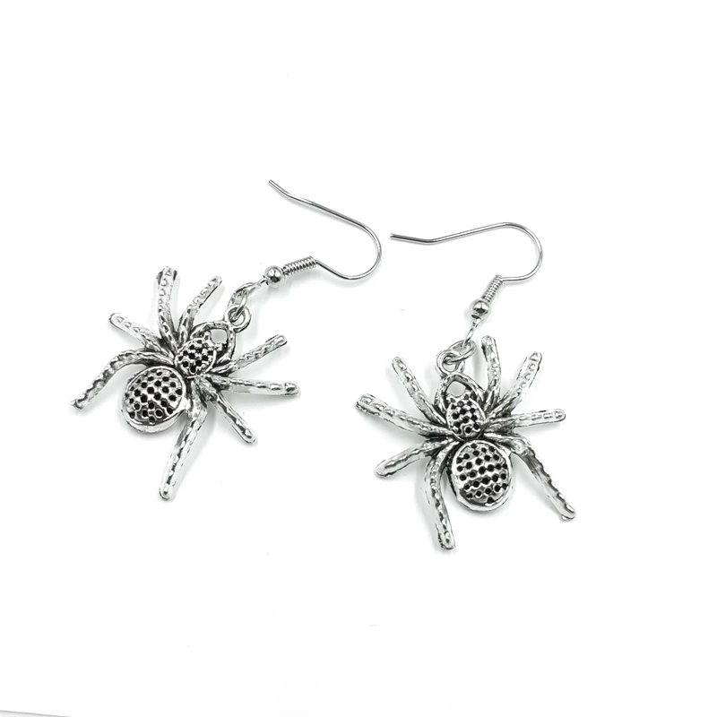 

2022 Gothic Spider Earrings Ladies Punk Mystic Gothic Jewelry Rock Metal Pendant Earrings Halloween Gifts