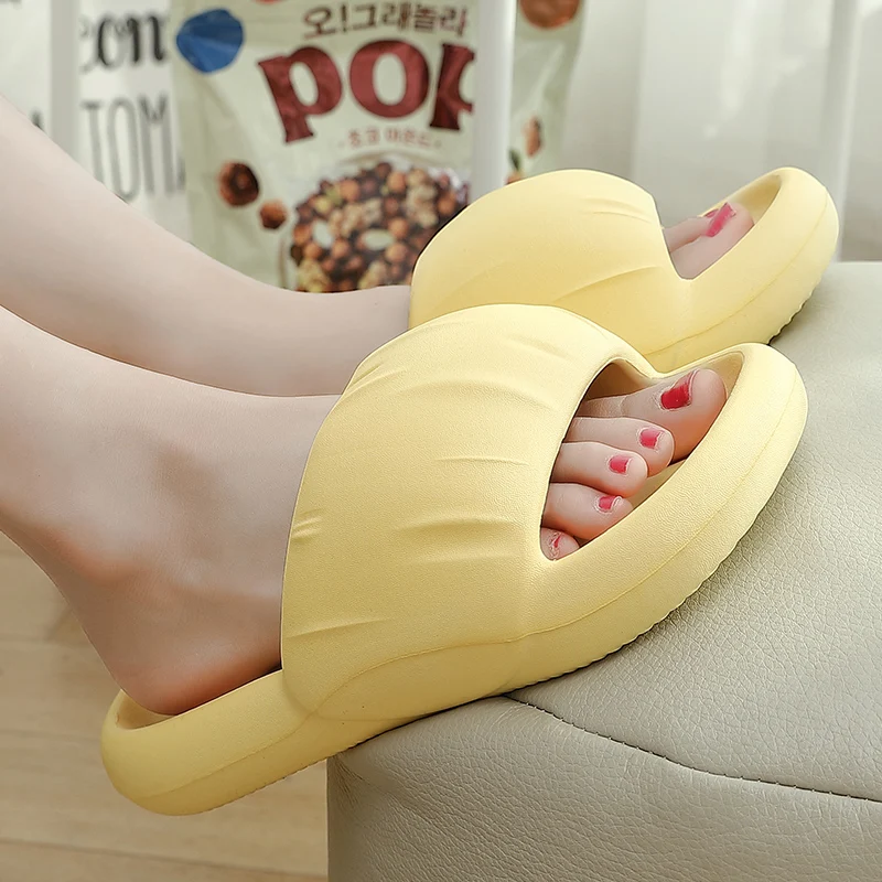 

Шлепанцы ASIFN для мужчин и женщин, Нескользящие сандалии на мягкой толстой подошве, Нескользящие, уличные тапочки для дома и ванной