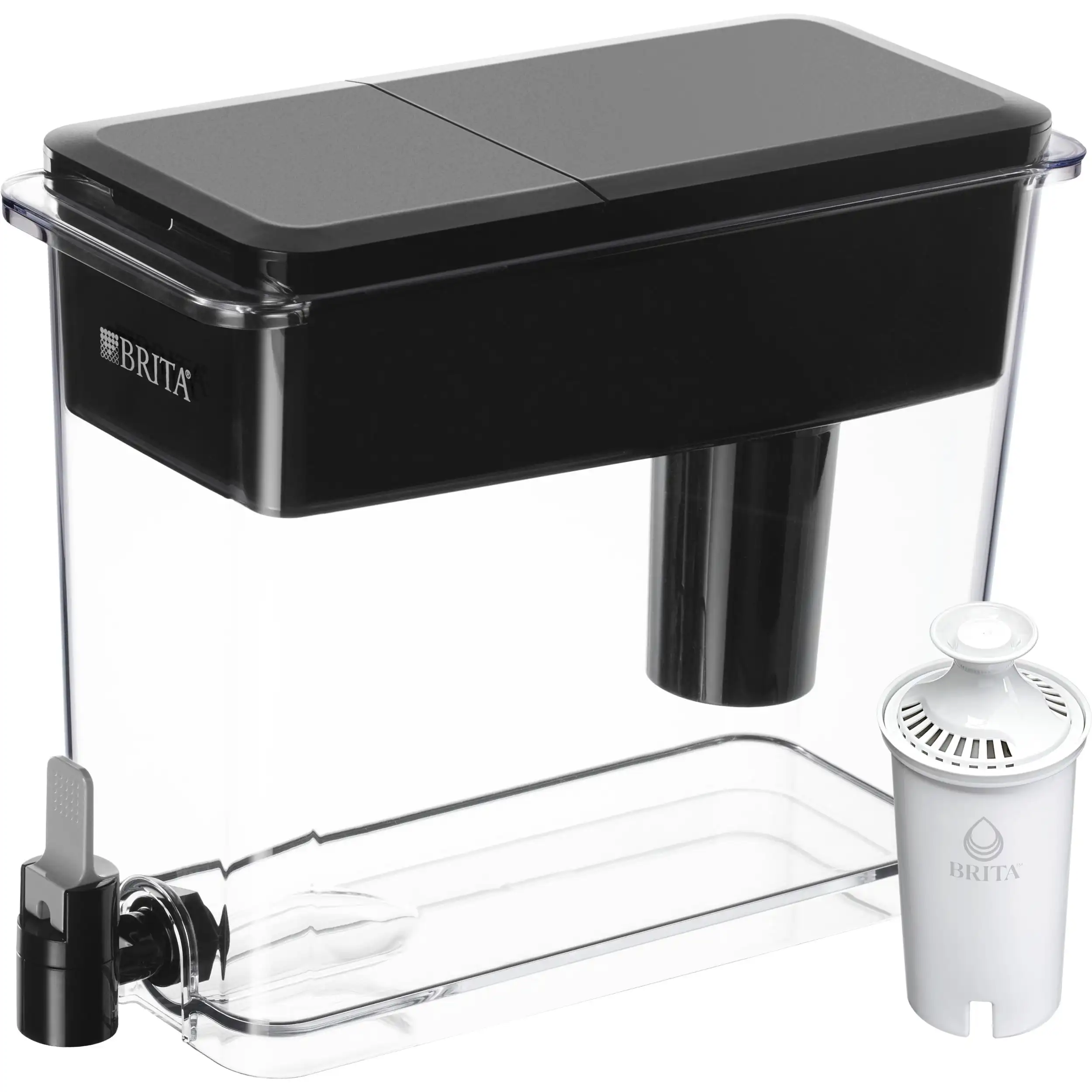 

Ultramax Water Filter Dispenser, 27 Cup - Black