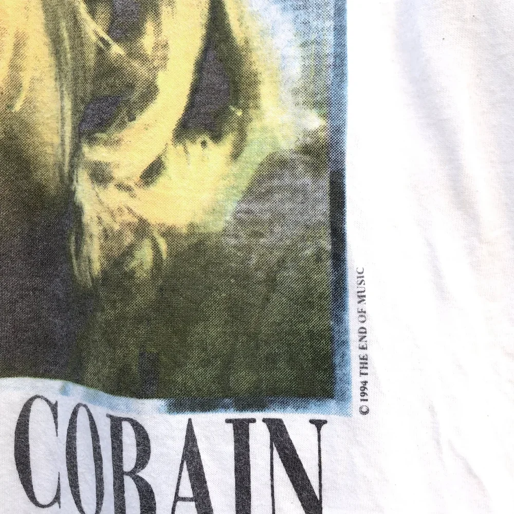 Винтажная рубашка с рисунком Курта Кобейна 1967-1994 двусторонняя унисекс