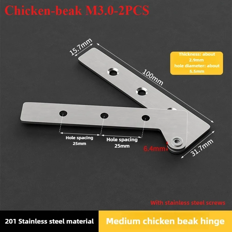 

Шарнирные петли из нержавеющей стали 2 шт.