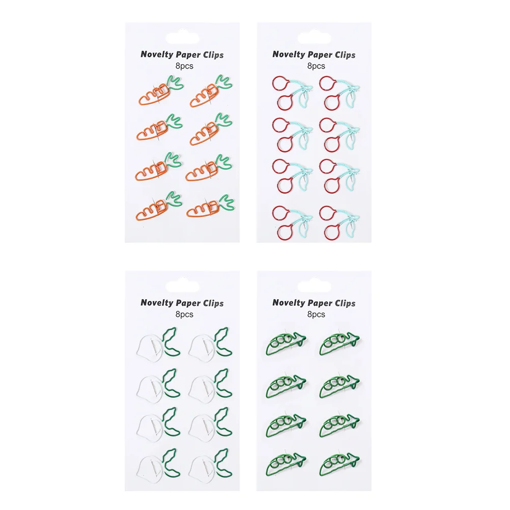 

32 шт. декоративные бумажные зажимы, картонные металлические бумажные зажимы, портативные бумажные маркеры
