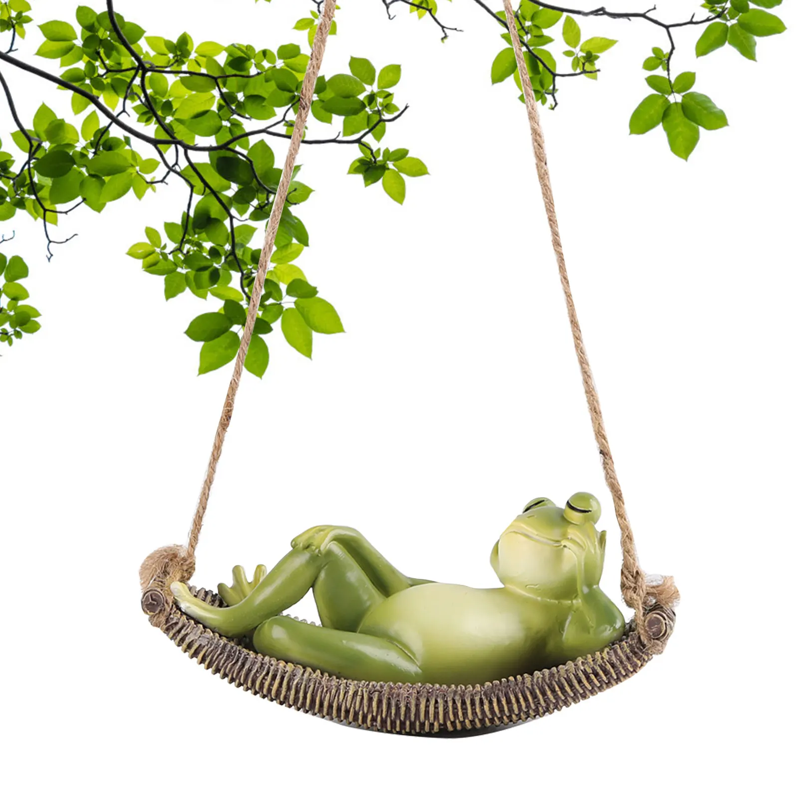

Frog Statues For Garden Outdoors Funny Hanging Swing Frog Statues Funny Hanging Sleeping Frog Yard Ornament For Outdoor Garden