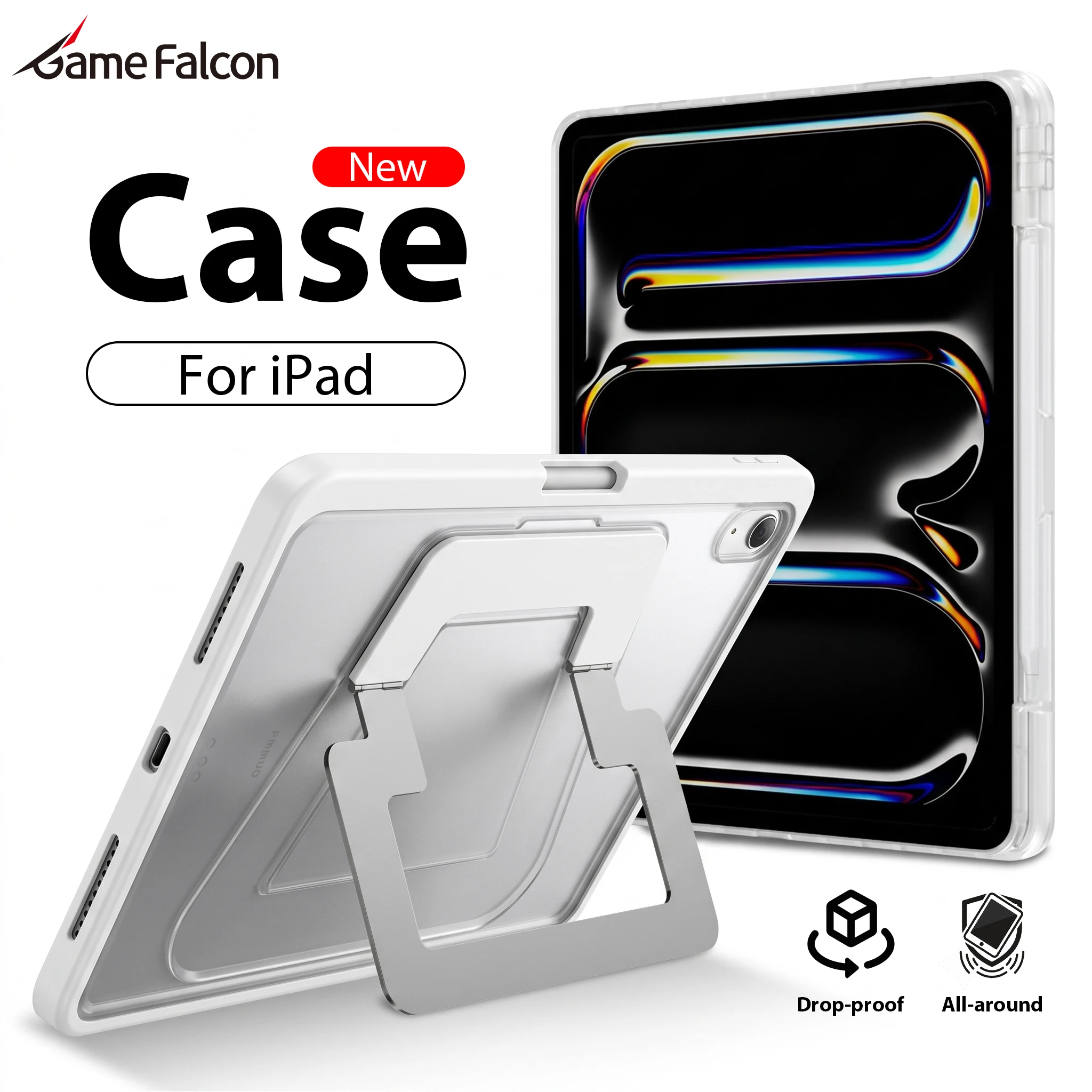 Фото Чехол для iPad Air 11 M4 M3 M2 A16 9-го 10-го поколения, Funda для iPad Air 4 5 7-го 8-го поколения 10.2 2026, защитный чехол, аксессуары. №1