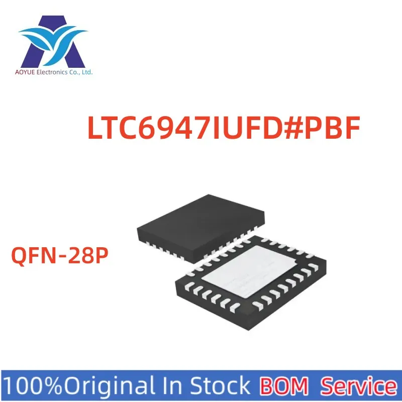 

5pcs 100%Original New IC Microcontroller LTC6947IUFD#PBF LTC6947IUFD IC MCU Integrated Circuit One Stop BOM Service