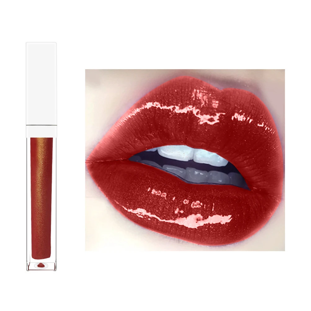 

45 Color Glaze White Square Tube Matte Pearl Light Nourishing Lip Gloss Waterproof Private Label Lipgloss Custom Bulk Makeup