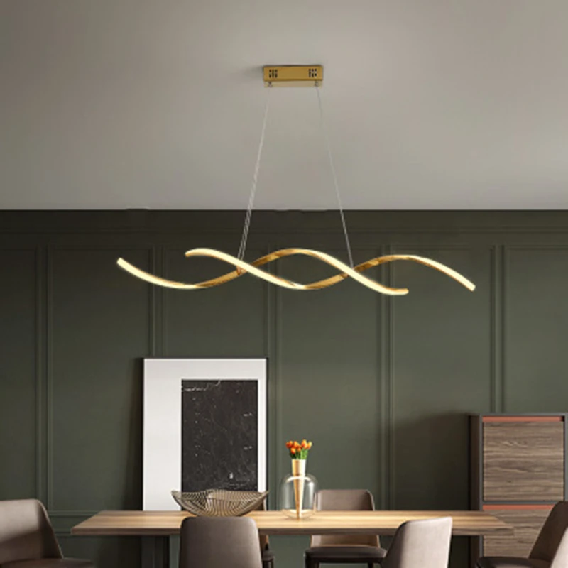 

NEW Chrome/Gold Plated Modern led Chandelier for dining room kitchen Room Led chandelier 90-260V luminaire suspension