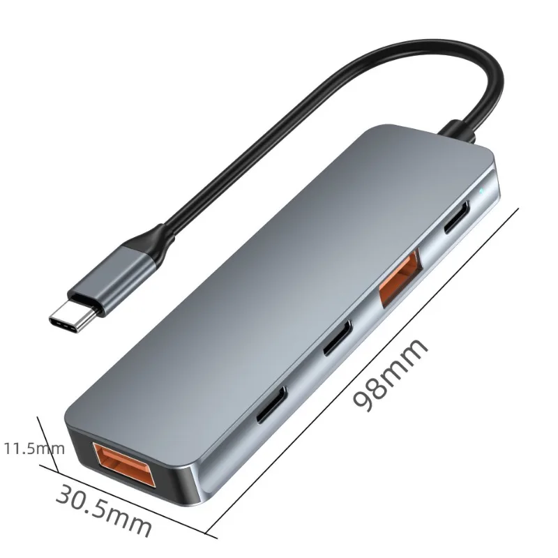 Концентратор USB3.2 Gen2 10 Гбит/с с блоком питания 5 В