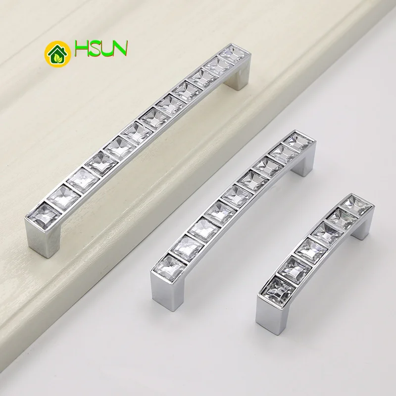 2 шт. прозрачная ручка U-образный современный простой выдвижной ящик шкаф для