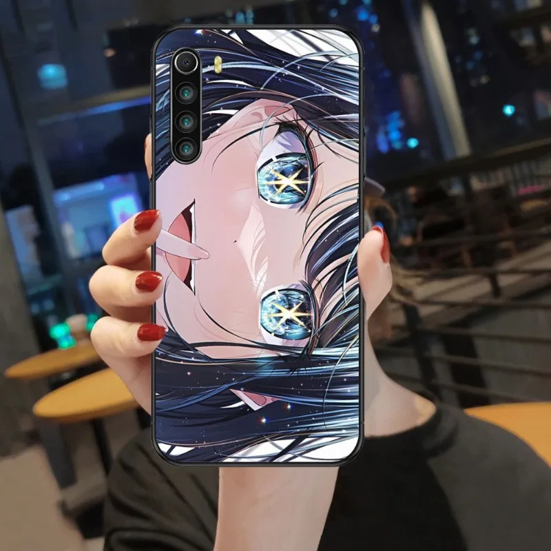 Аниме Oshinoko AI чехол для телефона Xiaomi Mi 13 12 12S 12T 11T 10T 9T Lite Pro Ultra Poco F3 F4 F5 X4 GT черный