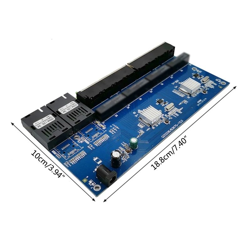 

P9YE Gigabit PCBA Plate Board 1000Mbps Gigabit 2F8E Ethernet Module 8 RJ45
