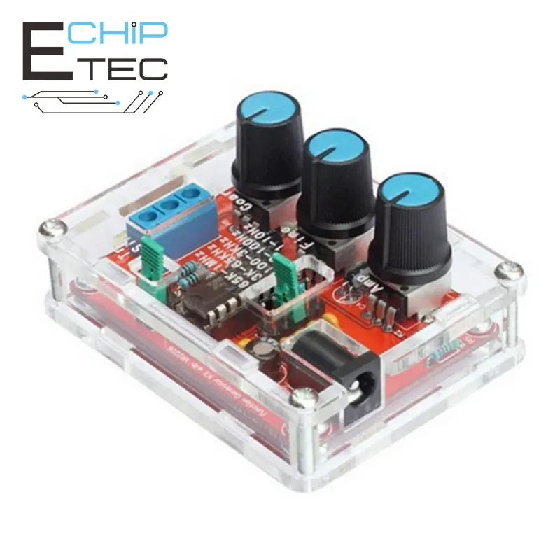 

Free shipping 1PCS Sinusoidal/triangle/square output 1Hz-1MHz signal generator adjustable frequency amplitude XR2206