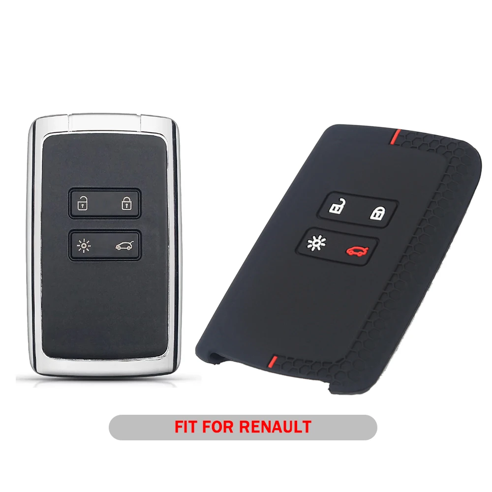 

1 Pc Car Key Case For Renault Kadjar Captur Koleos 2 Clio Espace 5 Master Talisman Scenic 4 Smart Remote Protect Cover Skin