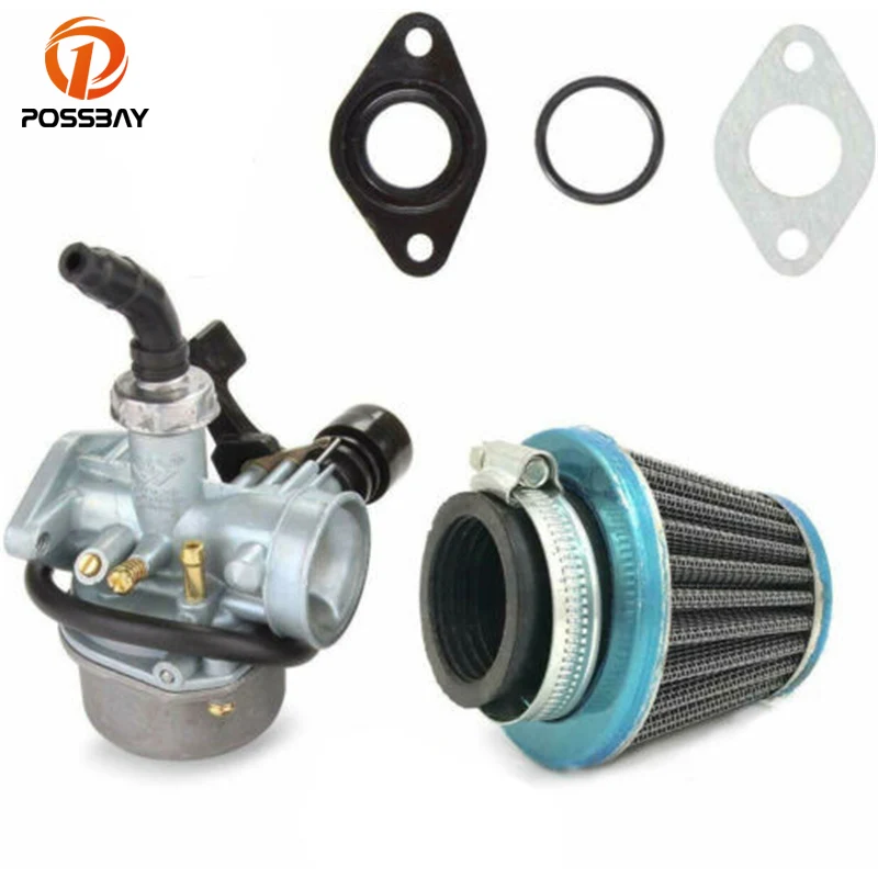 

19mm Motorcycle Carburetor with Air Filter for Kandi 110 Kazuma Meerkat 50cc Honda ST90 Trailsport 90 CRF50 CRF50F 50cc SSR 72cc