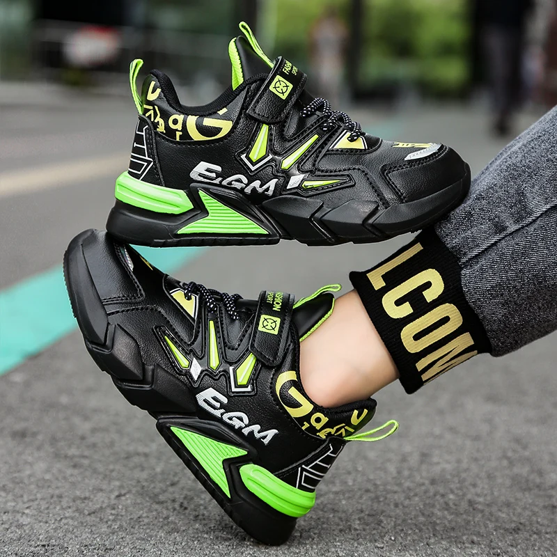 Детские кроссовки для мальчиков на осень и зиму детская теплая хлопковая обувь