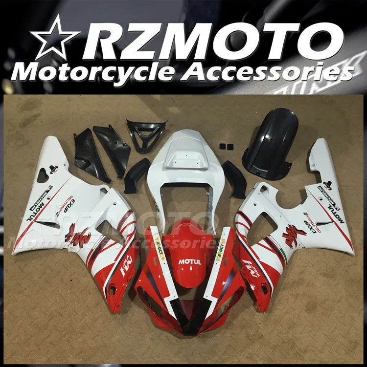 

New ABS Motorcycle Fairings Kit Fit for YAMAHA YZF- R1 2000 2001 00 01 Bodywork set Red White